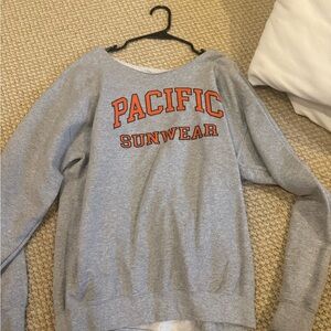 Pacsun sweatshirt size large cropped neck